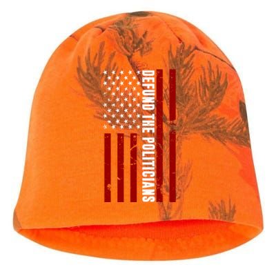 Defund The Politicians US Flag Kati - Camo Knit Beanie