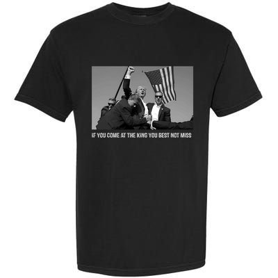 Donald Trump Presidential Campaign 2024 Bulletproof Shooting Garment-Dyed Heavyweight T-Shirt