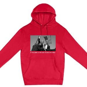 Donald Trump Presidential Campaign 2024 Bulletproof Shooting Premium Pullover Hoodie