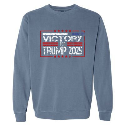 Donald Trump President Inauguration Day 2025 Victory Trump Garment-Dyed Sweatshirt