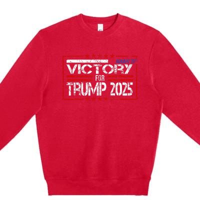 Donald Trump President Inauguration Day 2025 Victory Trump Premium Crewneck Sweatshirt