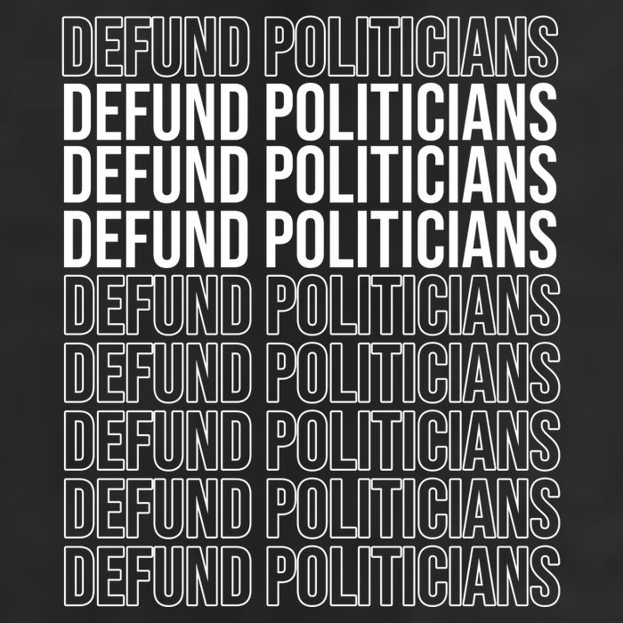 Defund The Politicians Grocery Bag Spoof 7 Panel Mesh Trucker Snapback Hat