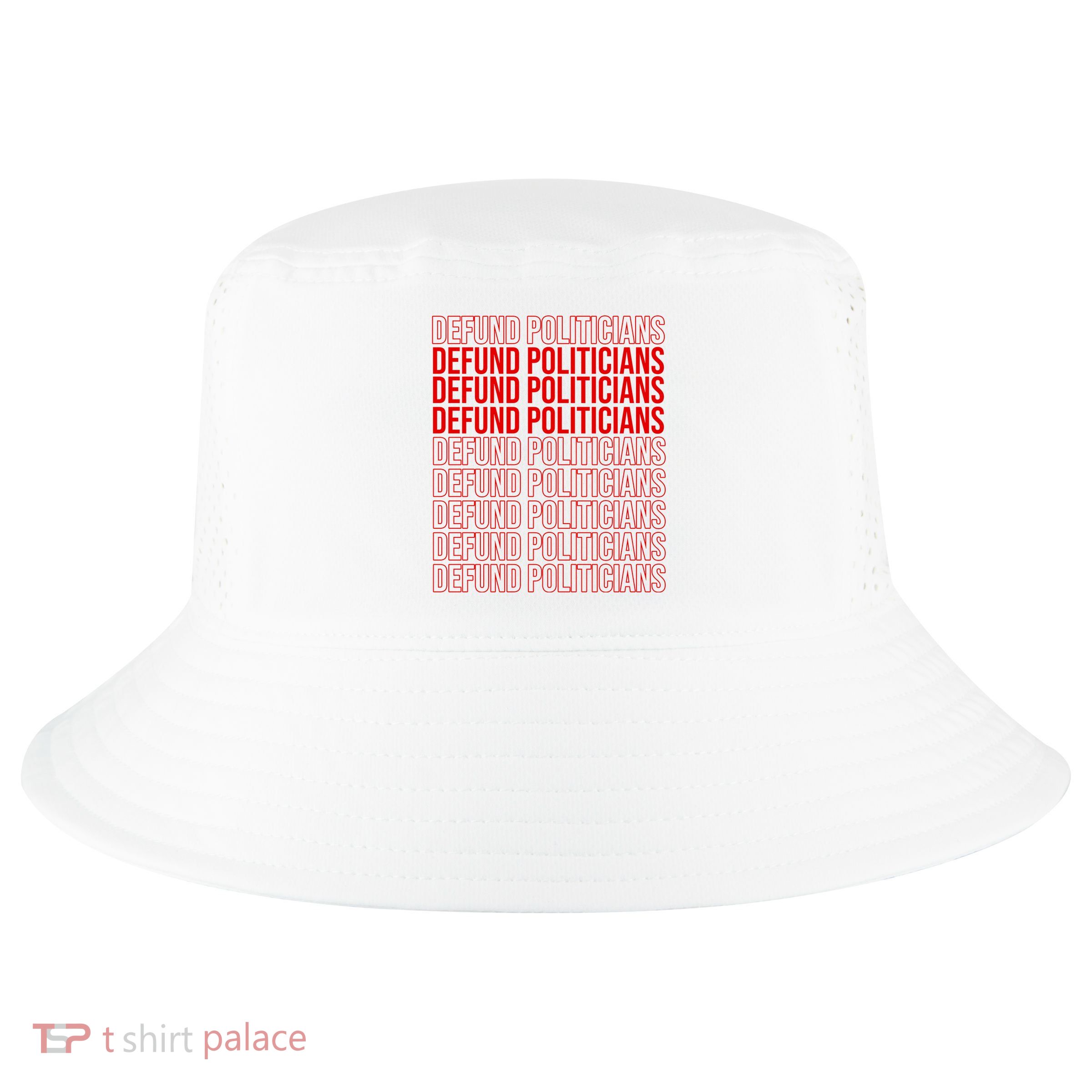 Defund The Politicians Grocery Bag Spoof Cool Comfort Performance Bucket Hat
