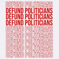 Defund The Politicians Grocery Bag Spoof Tall T-Shirt