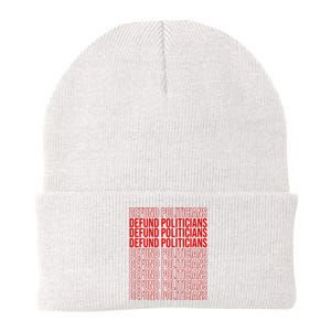 Defund The Politicians Grocery Bag Spoof Knit Cap Winter Beanie