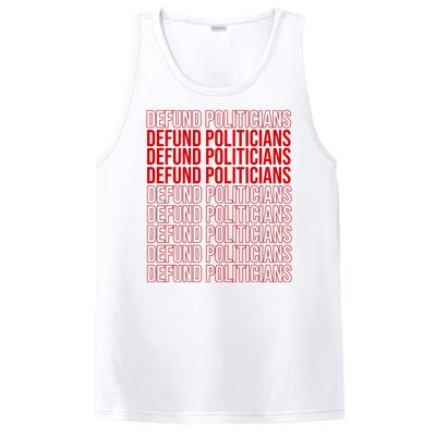 Defund The Politicians Grocery Bag Spoof PosiCharge Competitor Tank