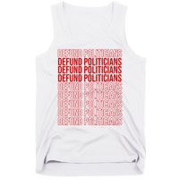 Defund The Politicians Grocery Bag Spoof Tank Top
