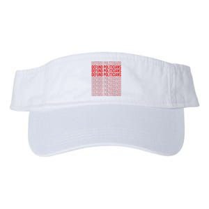 Defund The Politicians Grocery Bag Spoof Valucap Bio-Washed Visor