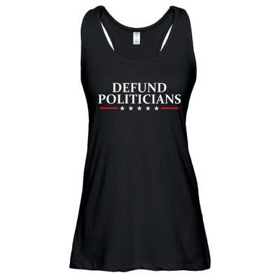 Defund The Politicians Libertarian Political Anti Government Ladies Essential Flowy Tank