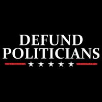 Defund The Politicians Libertarian Political Anti Government 16 in Basic Backpack