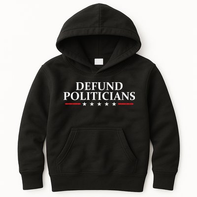 Defund The Politicians Libertarian Political Anti Government Kids Hoodie