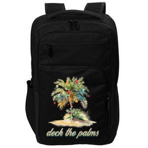 Deck The Palms Tropical Christmas Funny Gift Impact Tech Backpack