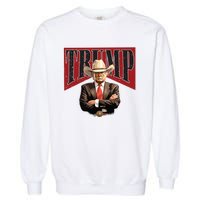 Donald Trump President Cowboy 47th Garment-Dyed Sweatshirt