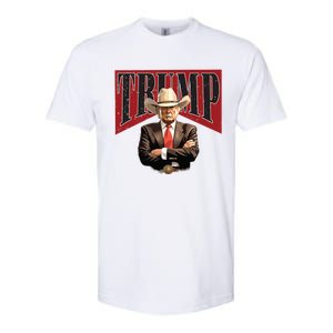 Donald Trump President Cowboy 47th Softstyle CVC T-Shirt