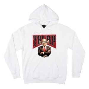 Donald Trump President Cowboy 47th Hoodie