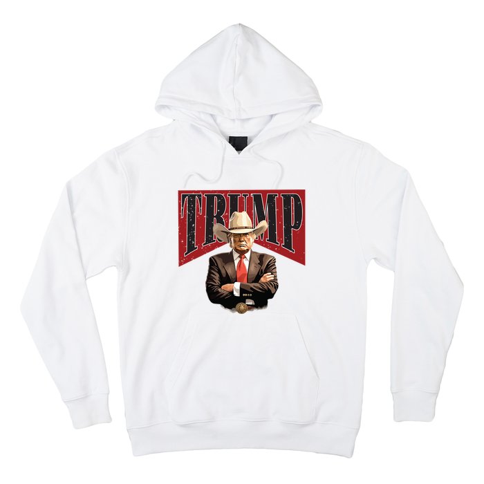 Donald Trump President Cowboy 47th Hoodie