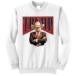 Donald Trump President Cowboy 47th Sweatshirt