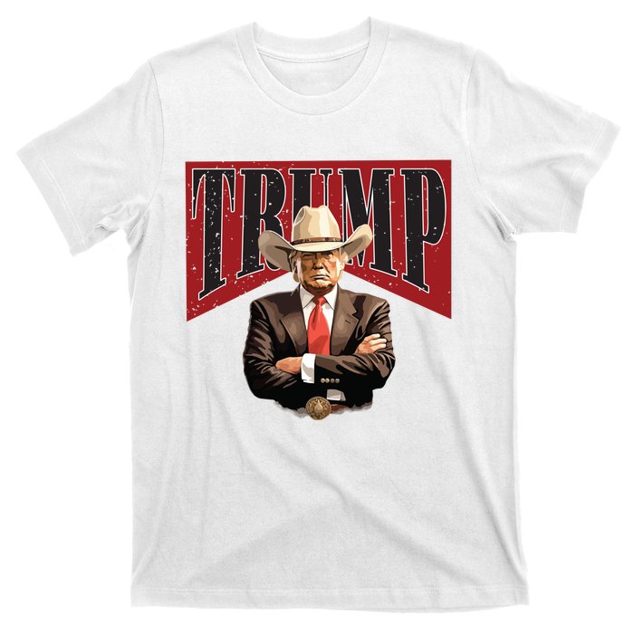 Donald Trump President Cowboy 47th T-Shirt