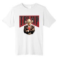 Donald Trump President Cowboy 47th Tall Fusion ChromaSoft Performance T-Shirt