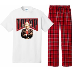 Donald Trump President Cowboy 47th Pajama Set