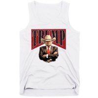 Donald Trump President Cowboy 47th Tank Top