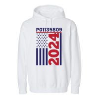 Donald Trump Prison Mugshot Funny Fulton County Prisoner Costume P01135809 Garment-Dyed Fleece Hoodie