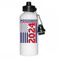 Donald Trump Prison Mugshot Funny Fulton County Prisoner Costume P01135809 Aluminum Water Bottle