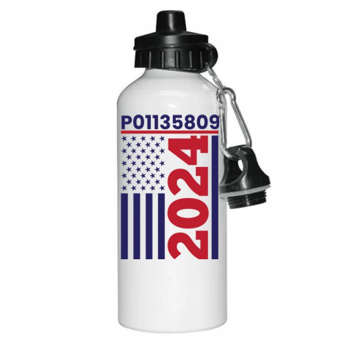 Donald Trump Prison Mugshot Funny Fulton County Prisoner Costume P01135809 Aluminum Water Bottle