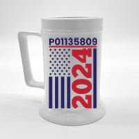 Donald Trump Prison Mugshot Funny Fulton County Prisoner Costume P01135809 Beer Stein