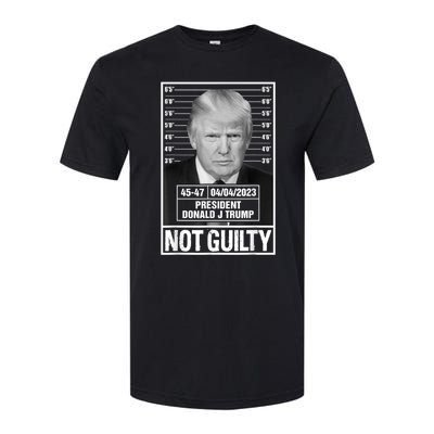 Donald Trump Police Mugshot Photo Not Guilty 4547 President Softstyle® CVC T-Shirt