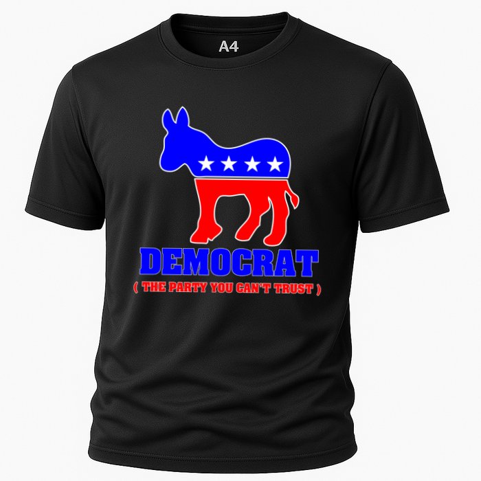 Democrat The Party You Can't Trust Cooling Performance Crew T-Shirt