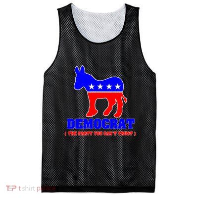 Democrat The Party You Can't Trust Mesh Reversible Basketball Jersey Tank