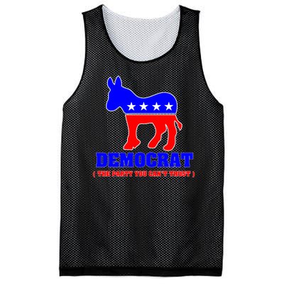 Democrat The Party You Can't Trust Mesh Reversible Basketball Jersey Tank