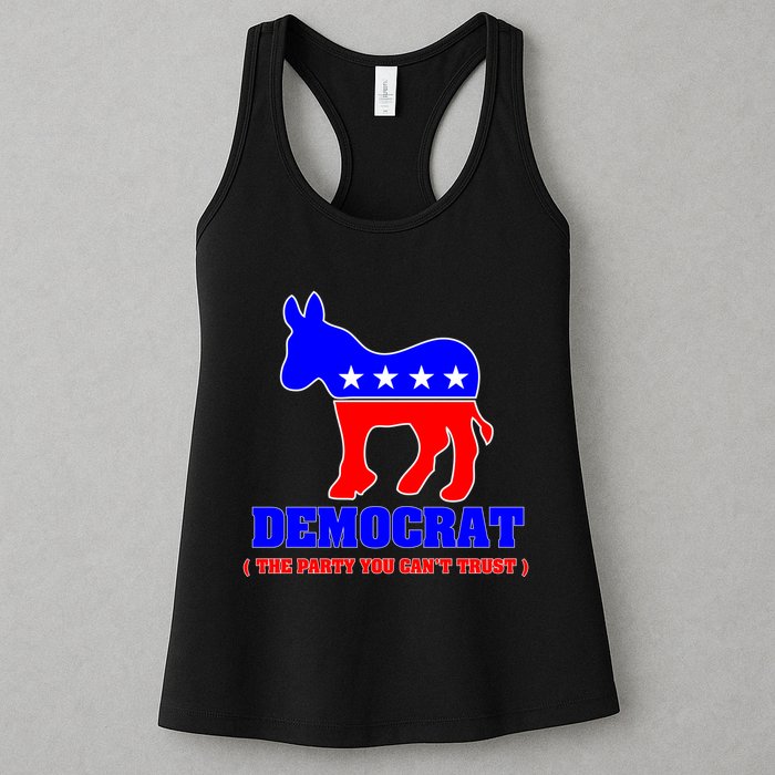 Democrat The Party You Can't Trust Womens Tank Top