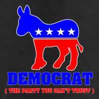 Democrat The Party You Can't Trust Golf Towel