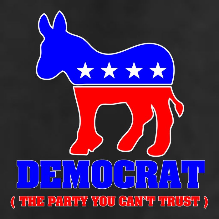 Democrat The Party You Can't Trust Golf Towel