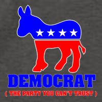 Democrat The Party You Can't Trust Vector Backpack