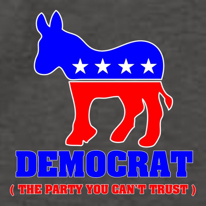 Democrat The Party You Can't Trust Vector Backpack