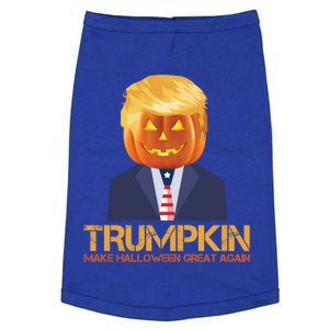 Donald Trump Pumpkin Make Halloween Great Again Gift Doggie Tank