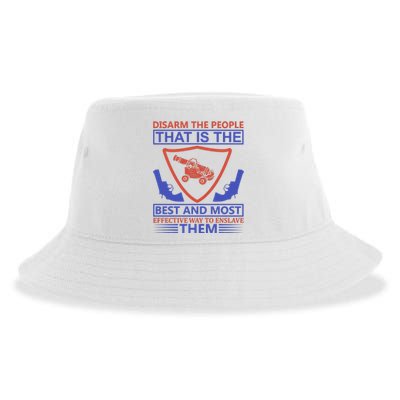 Disarm The People That Is The Best And Most Effective Way To Enslave Them Sustainable Bucket Hat