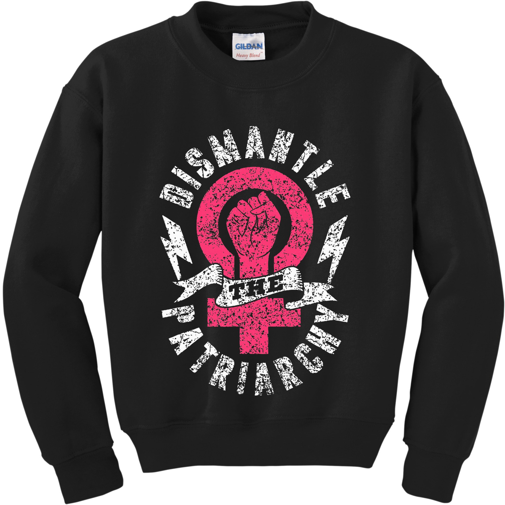 Dismantle The Patriarchy Rights Feminist Feminism Kids Sweatshirt