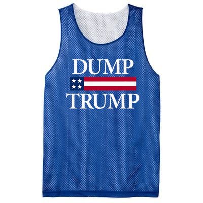 Dump Trump Political Mesh Reversible Basketball Jersey Tank