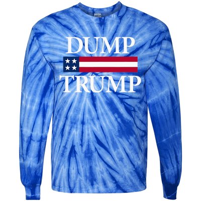 Dump Trump Political Tie-Dye Long Sleeve Shirt