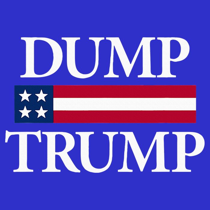 Dump Trump Political Womens T-Shirt