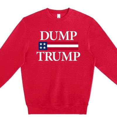 Dump Trump Political Premium Crewneck Sweatshirt