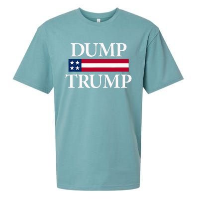 Dump Trump Political Sueded Cloud Jersey T-Shirt