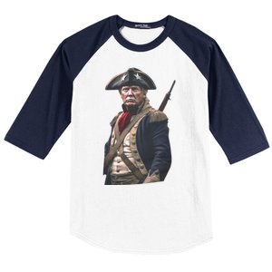 Donald Trump Patriot Baseball Sleeve Shirt