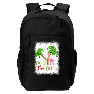 Deck The Palms Beach Christmas Flamingo Gift Backpack