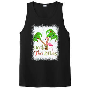 Deck The Palms Beach Christmas Flamingo Gift PosiCharge Competitor Tank