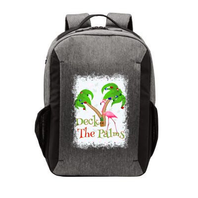 Deck The Palms Beach Christmas Flamingo Gift Vector Backpack